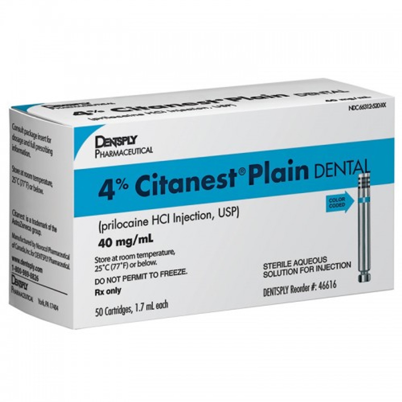 Citanest Plain 1.8 mL 50/Box